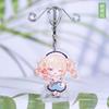 Anime Genshin Impact Acrylic Keychains Barbara Hu Tao Yae Miko Zhongli Yoimiya Qiqi Raiden Shogun Klee Nahida Pendant Figure Toy