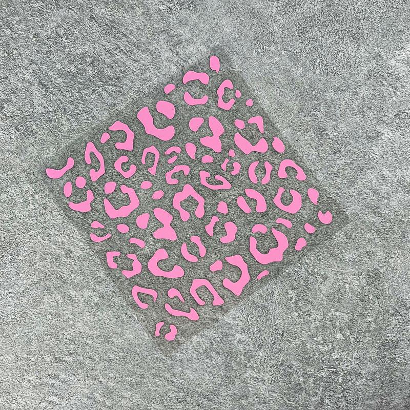 1pc Leopard Print Car Stickers for Auto Rearview Mirror Stickers Waterproof Decorative DIY Auto Window Vinyl Decals