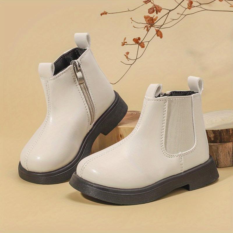 

Модные Крутые Ботильоны для Девочек Детей Элегантные Нескользящие На молнии Для Помещений Улицы Путешествий Осень Зима 22