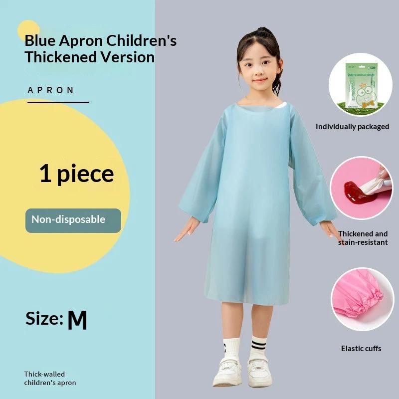 

1 шт. Детские фартуки для рисования, регулируемый шеф-повар, художественный фартук для готовки, выпечки, рисования, рукоделия, рождественской вечеринки S
