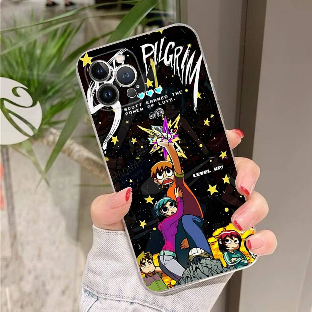Comedy Film Scott Pilgrim VS The World For IPhone 17 16 15 14 13 12 11 Pro Max Plus Transparent Soft TPU Phone Cover