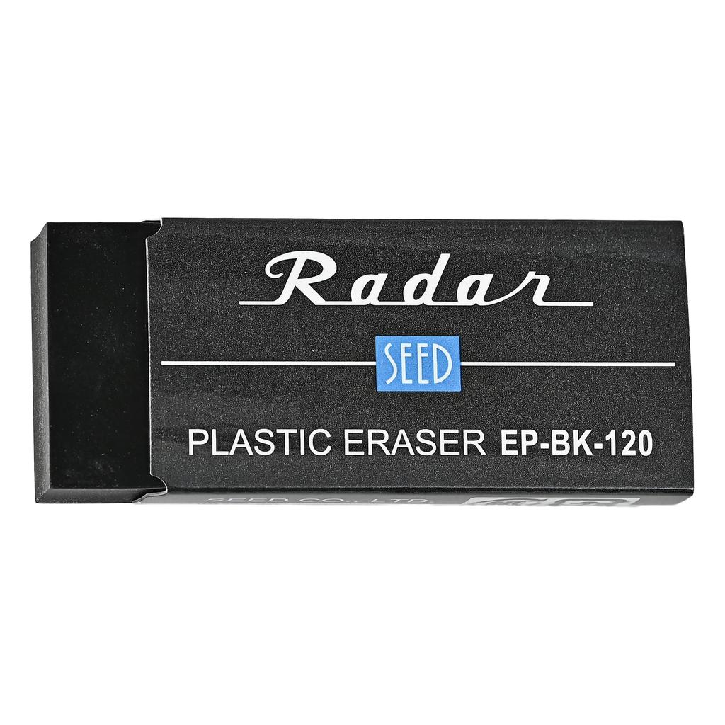 SEED Radar 30 Eraser, Black, 120, Pieces, EP-BK-120-30P