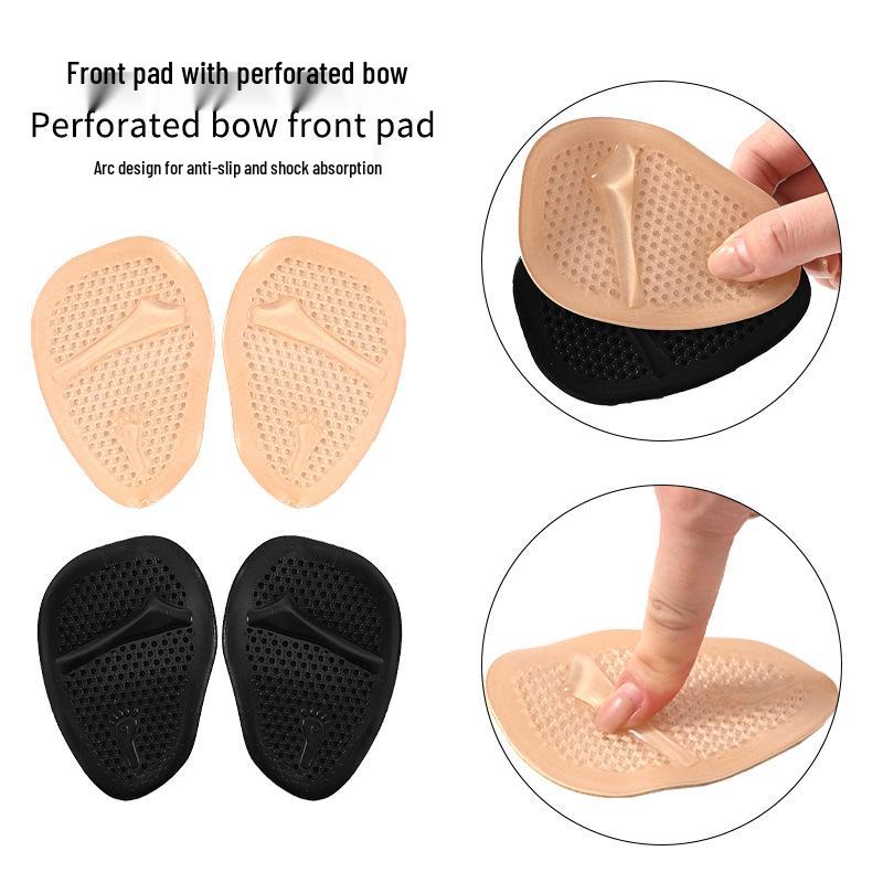 High-Heeled Shoe Forefoot Pad: Arch Support, Pain Relief, Soft Rebound, Self-Adhesive, Size-Adjustable, Breathable Design.
