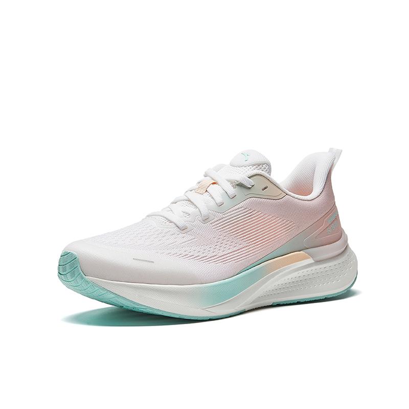 New Anta Anti Slip Wear Resistant Low Top Casual Running Shoes Women's White Pink 122525541-1