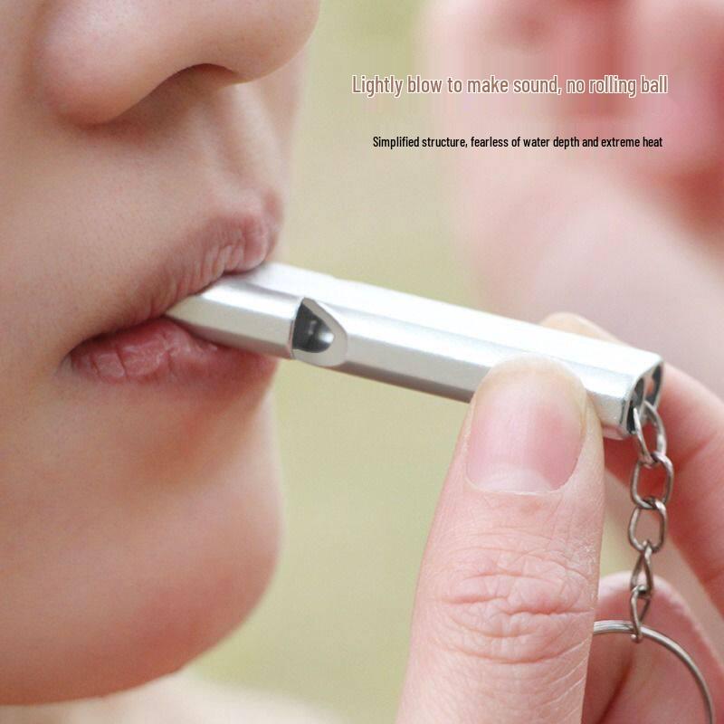 Super Loud Lifesaving High-Frequency Whistle for Outdoor Rescue, Sports, and Training