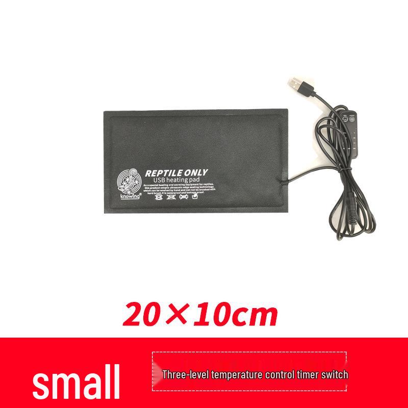 Carbon Fiber USB Heating Pad for Pets - Washable & Bendable for Reptiles, Cats, and Dogs.