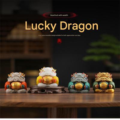 New Pixiu Fortune-attracting Ornaments for Home and Office Desktop Tea Tables, Tea Pets for De-stressing Playing and Decorative