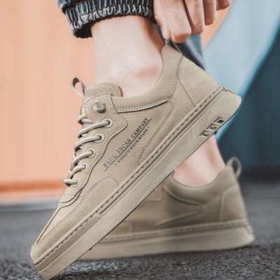 Designer Classic Vulcanized Man Sneakers Trend Casual Leather Shoes Trainer Mens Walking Running Jogging Shoes for Male