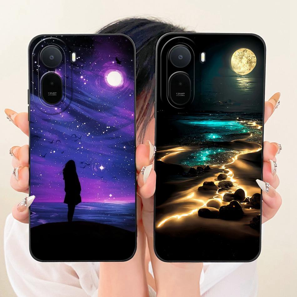 Per Xiaomi Redmi A7 Pro 2026 Custodia per Telefono Pittura Spiaggia del Tramonto alla Moda Per Redmi A7 Pro A7Pro Copertura in Silicone Morbido Paraurti