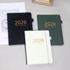 Custom Logo Printed A5 Hardcover Organizer/Planner Journal Notebooks Thread Sewing Binding Leather Cover for Gifts Stationery