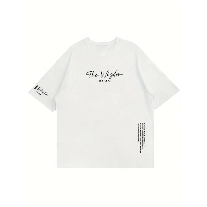 Men's Short Sleeve T-Shirt - Sweat-Absorbent Breathable Fashion Round Neck Short Sleeve Tee