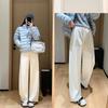 DIY Acetic Acid Camel Hair Cocoon Pants: 550g Thickened Slimming Narrow & Wide-Legged Sweatpants.