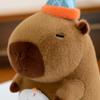 Birthday hat capybara plush toy cute birthday gift kapibara doll gift doll