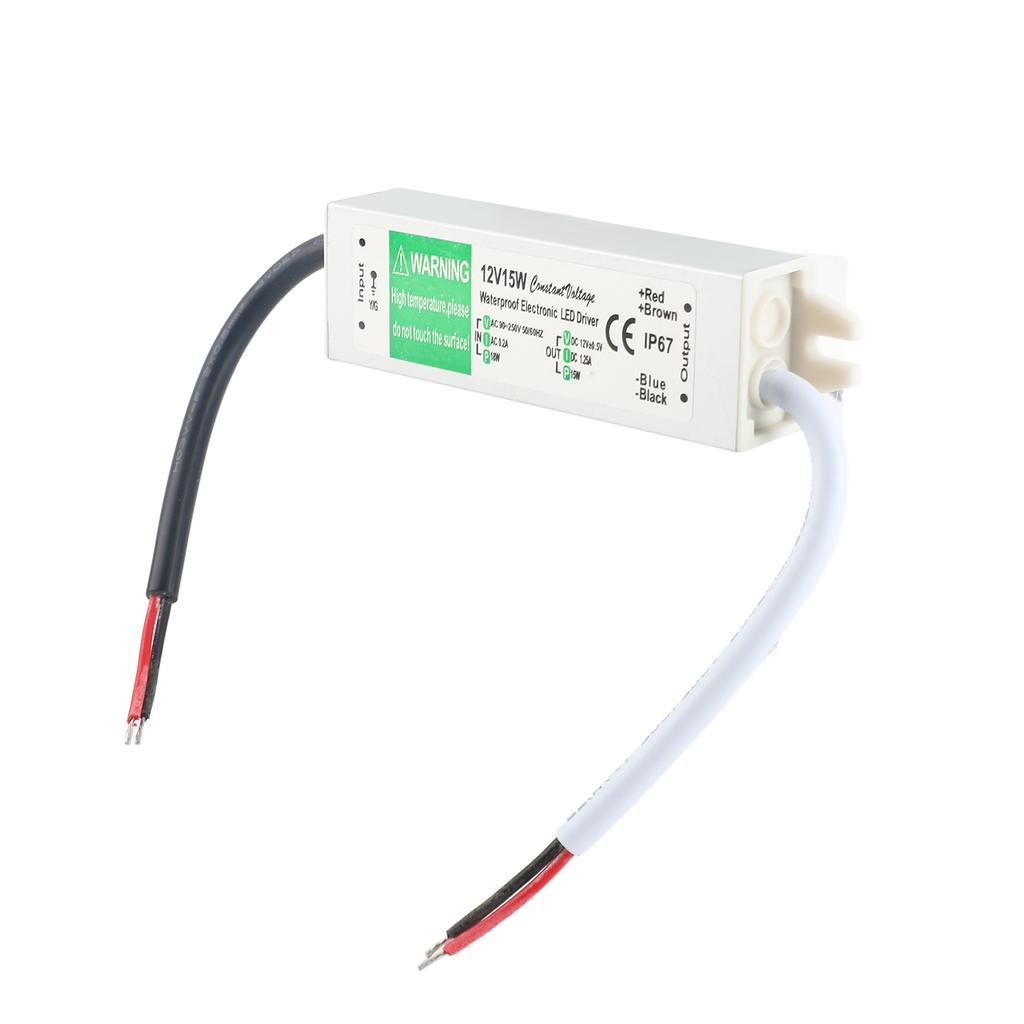 LED Driver IP67 Switch Power Supply Transformer Adapter 12V Output for LED Strip Light Outdoor Lightbox Signboard