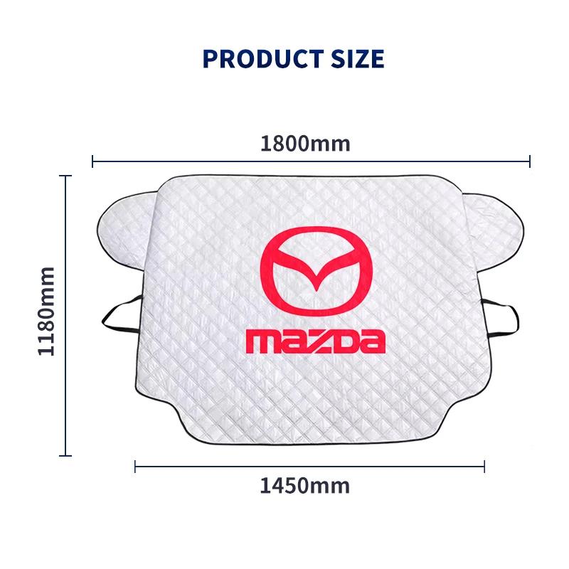 Car Snow Block Cover Thicken Windshield Sunshade Window Protector Car Accessories For Mazda 3 6 Atenza Axela Demio CX3 CX5 MP MS