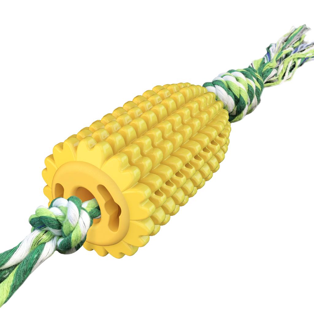 Pet Supplies Manufacturer Company New Arrival Bestseller Corn Toothbrush Chew Stick Dog Toy Ball