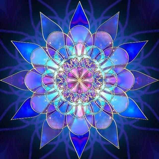 Pătrat complet rotund rășină peisaj pictură cu diamant flori mandala bricolaj diamant broderie imagine strasuri artizanat cadou de artă