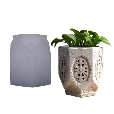 Stampo in Silicone a Forma di Tazza di Soccorso per Chiesa per Vasi in Resina Fai-da-te, Fioriere, Contenitori per Candele e Decorazioni per la Casa
