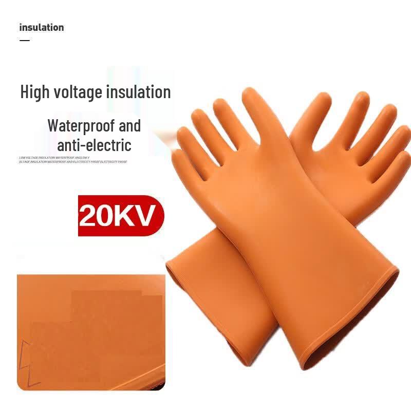High Voltage Insulated Electrician s Rubber Gloves