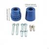 Motorcycle Handlebar End Plug with Mounting Screws Anodized Machined Black