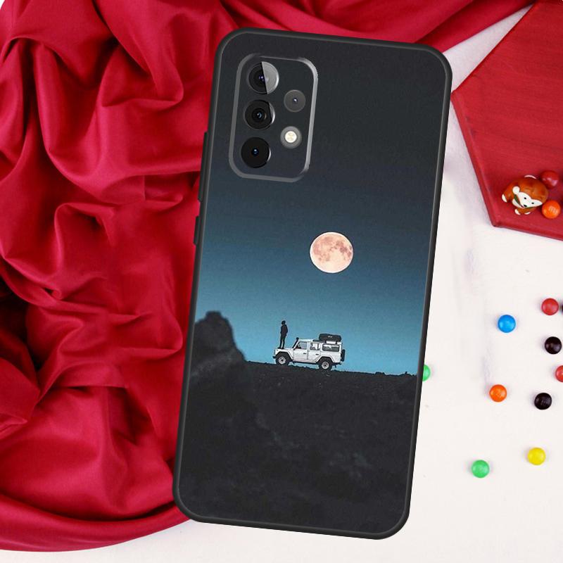 Camping Nature Mountain For Samsung Galaxy A15 A55 A53 A33 A35 A22 A32 A52 A54 A34 A14 A56 A36 A26 A16 A05 A06 Case