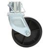 6in Trailer Swirl Jack Caster Wheel 1200 Lbs Capacity Detachable Swivel Castors for Camper Boat