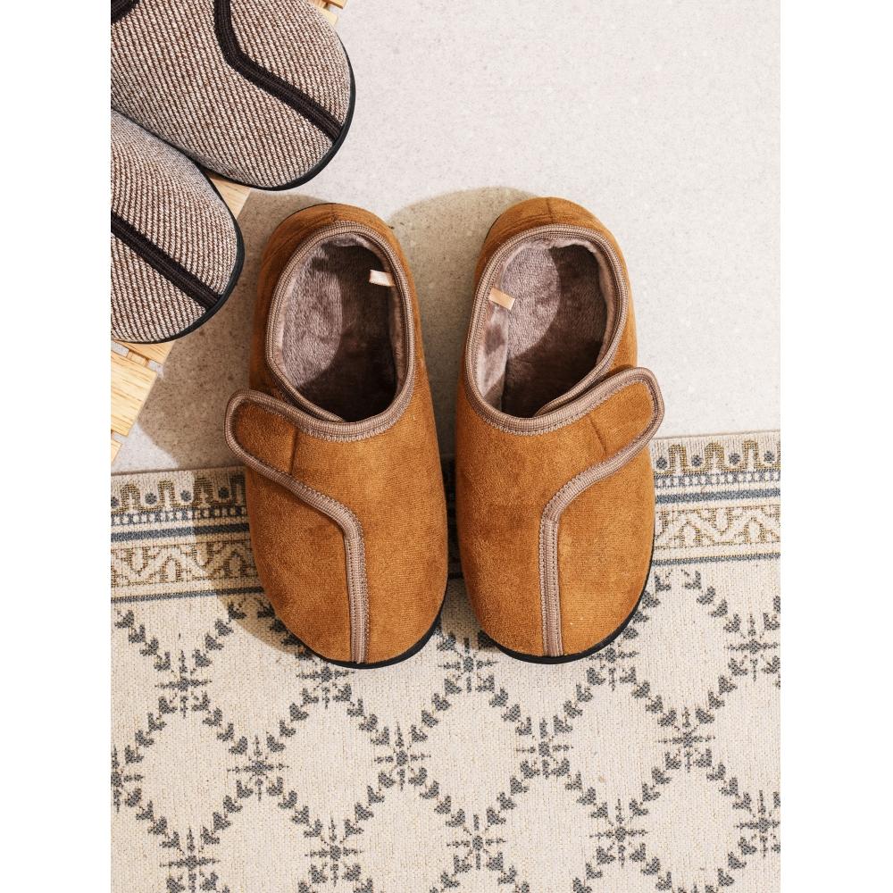 Daiso Fastener Type Sneakers Approx. 240 Mm Brown (light brown)
