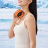High-Speed Waist Clip Fan with LED Light Portable Cooling Fan Rechargeable Clip-on Fan for Outdoor Camping
