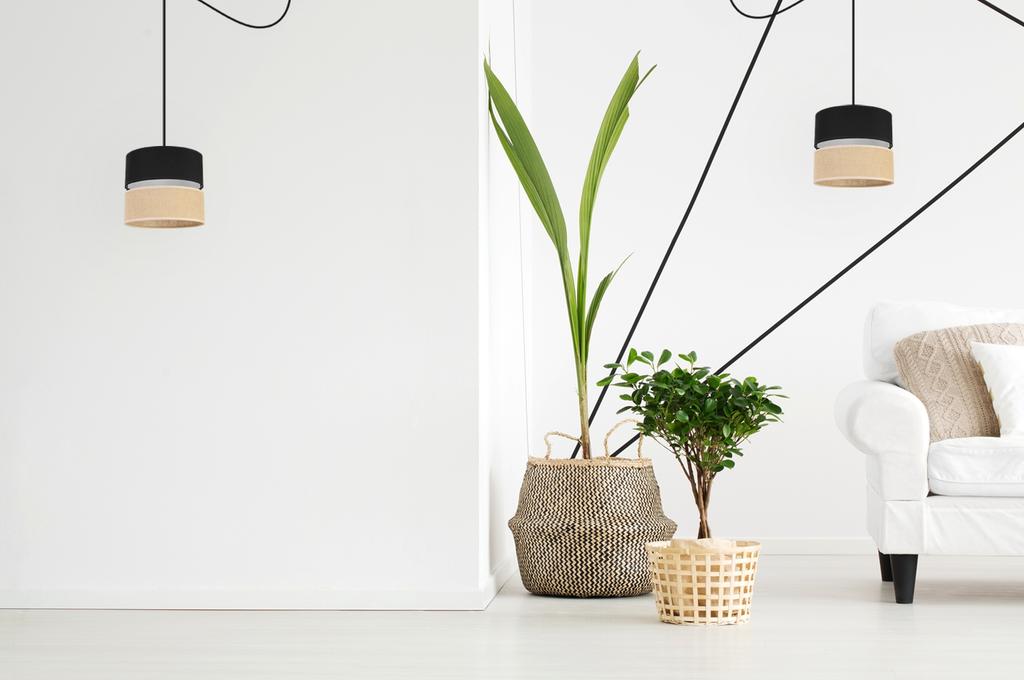 Ceiling Hanging Lamp, Lampshade 20 Cm, Black Spider