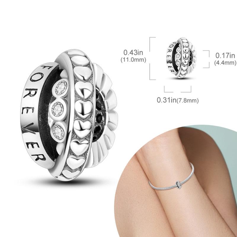 New 925 Silver Charm Bead Fit Original Bracelet Charms for Women Necklace DIY Jewelry Gift