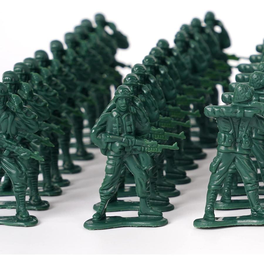 30/48pcs Soldier Action Figures Yellow Blue Green for Collectible Model Scenes Military Themed Party Decor Desktop Ornament JXB