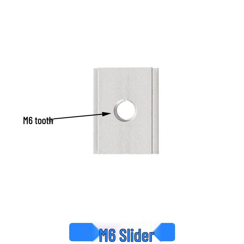 Aluminum Pressure Block T-Slider Handle for Woodworking T-Slot Guide Rail