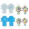 Silicone Resin Casting Molds Cobweb Shape Silicone Earring Mould Pendant Moulds