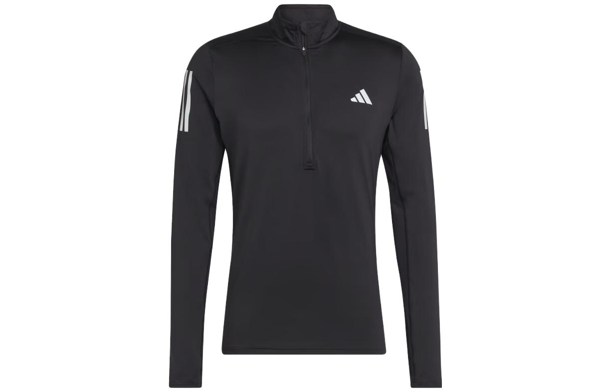 

Adidas Sweatshirts Men s Black Stand Collar Moderate Regular IK9562 L