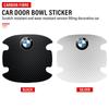 4 Stück Kohlefaser Auto Türgriff Schutzaufkleber Emblem Zubehör für BMW 3 4 5 7 Serie GT X1 X3 X4 X5 X6 F15 F16 F18 F10