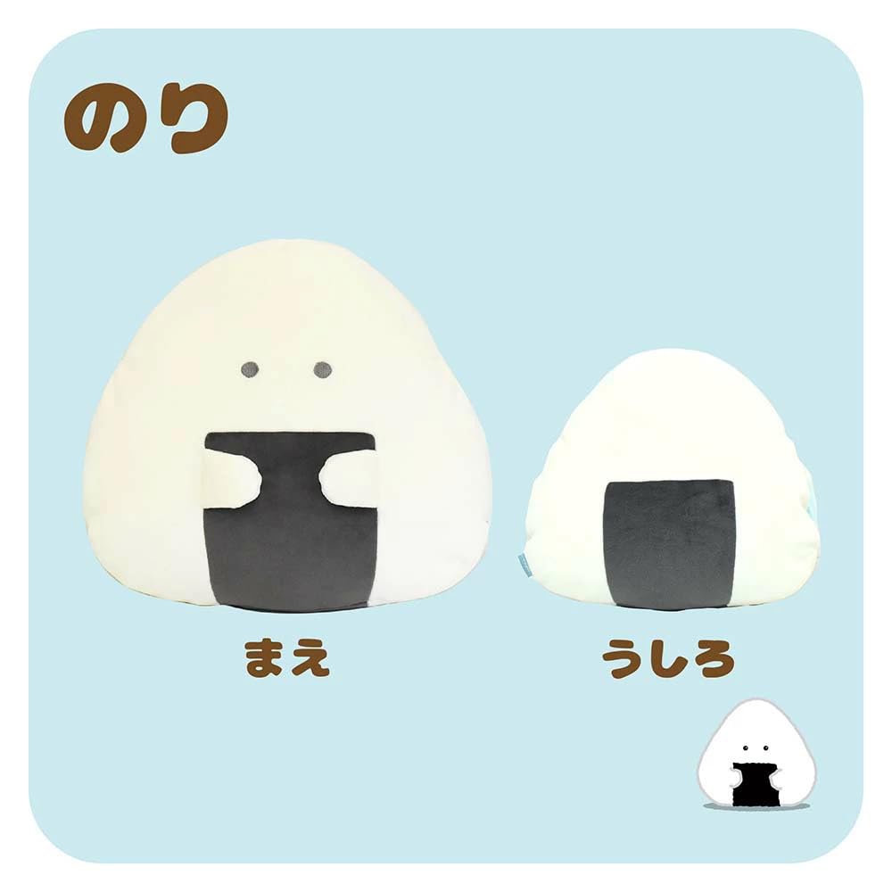 Ippinsha Gyutto Onigiri-san Nori Onigiri-san Cushion Mochimochi Approx. 30 X 15 X 30 Cm Gift 47101