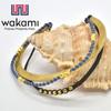 Wakami Bangle Bracelet Silk Strap Mix4 &
