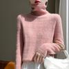 Women's Cashmere Sweater Qinghe Cashmere 30% Cashmere 70% Wool Autumn and Winter Pullover Warm and Fashionable