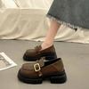 Fashion Brown Punk Platform Women's Shoes 2025 Trend Summer Spring High Quality Fashion Casual With Discount Chic Point 39 Ladies Pumps