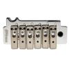 Wilkinson Individual Saddle Full Block ST Guitar Tremolo Unit Bridge for Fender Strat with 2 Chrome 10.5mm Squier/Mexican Pop-In Arm, Pieces,