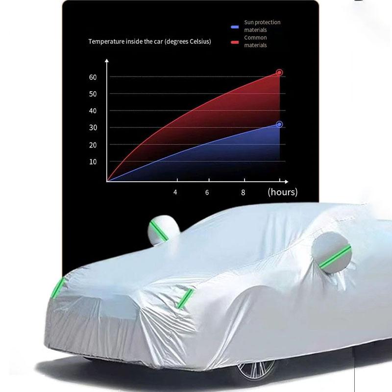 Vodotěsné potahy na auto vhodné pro Porsche 911 Carrera 4S/Turbo/Carrera pro ochranu proti dešti, sněhu, UV záření a větru