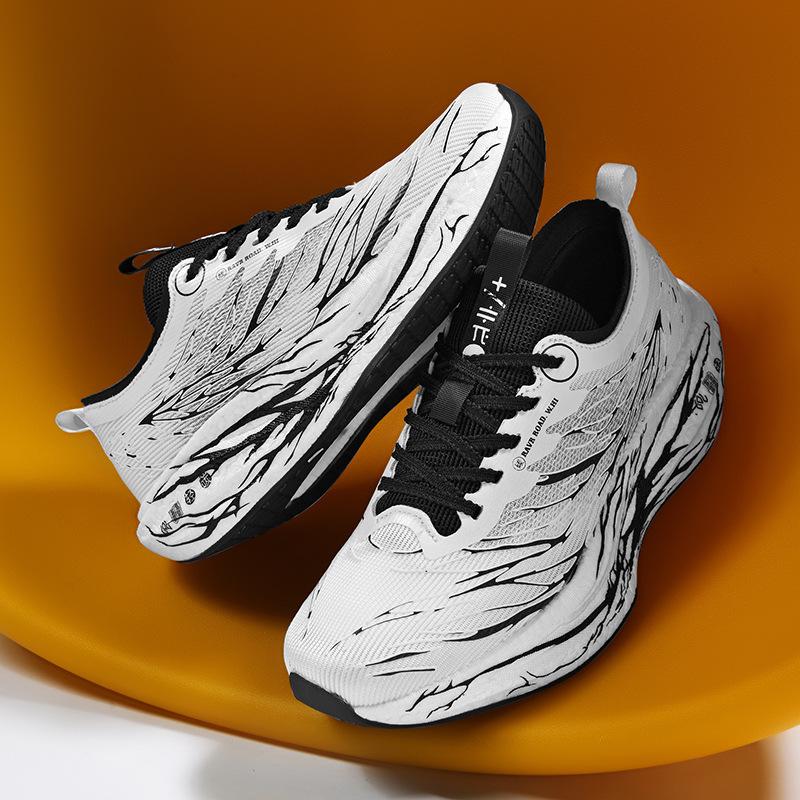 Luminous Lightweight Carbon Plate Running Shoes for Parent-Child Sports and School Racing