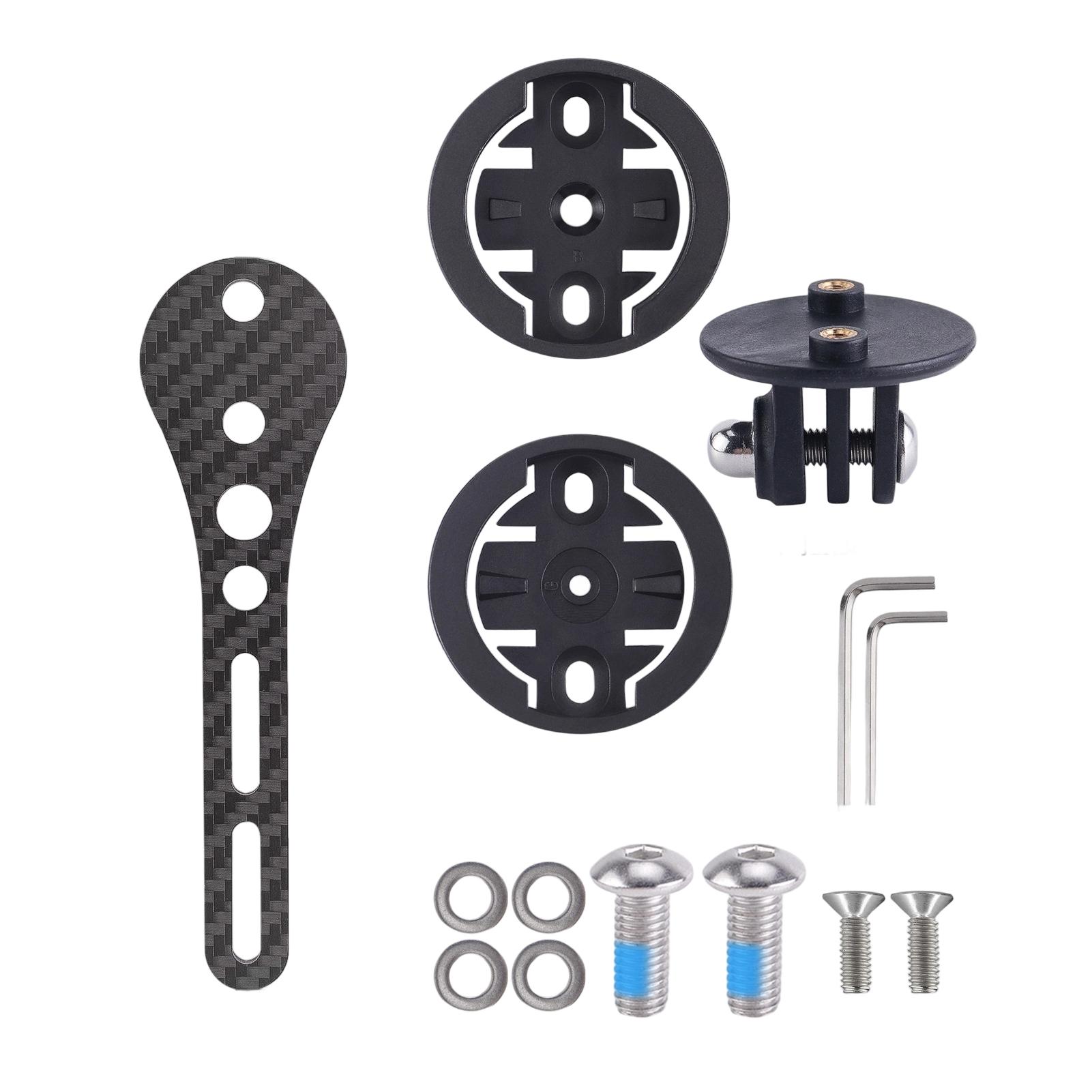 

Universal Bike Mount Carbon Fiber Adjustable Holder Quick Installation Bike Equipment Holder for Locate Cameras Lights