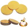 4/5/6/7/8/10 Pulgadas Dorado Redondo Tableros para Pastel Círculo Base de Cartón Bandeja para Postres de Cupcakes Suministros para Decoración de Pastel de Fiesta de Cumpleaños