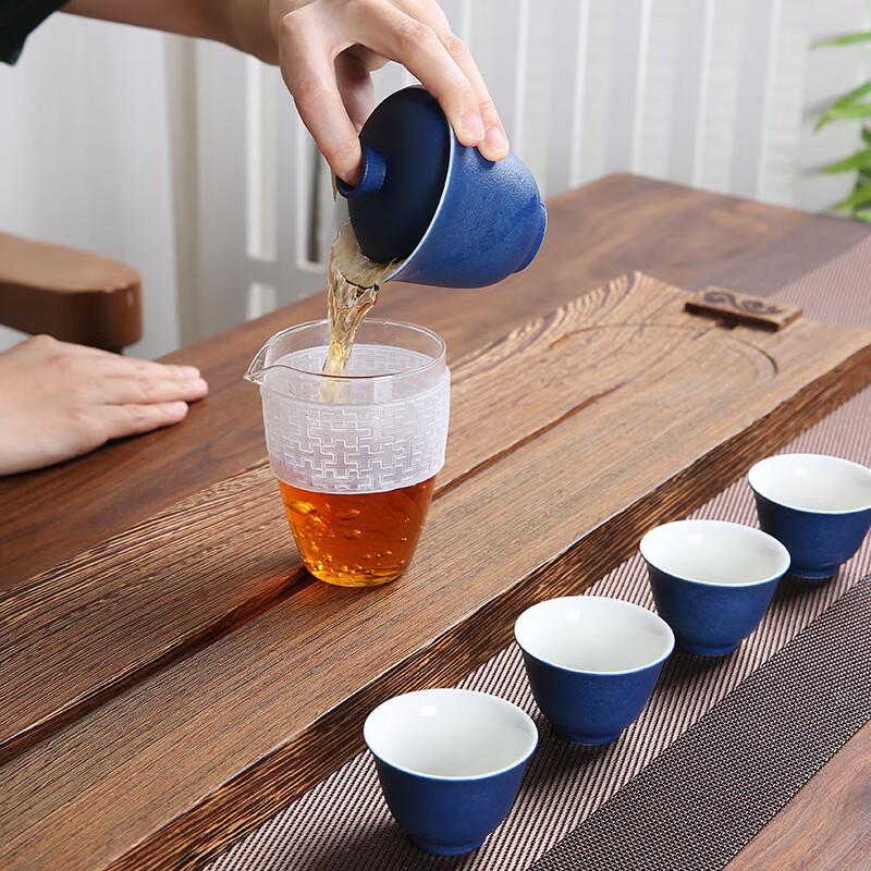Portable Stone Glaze Travel Tea Set