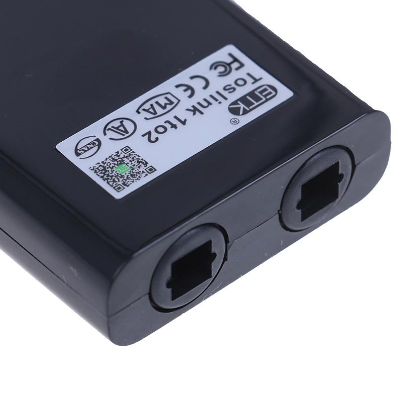 Digital Spdif Optical Audio Splitter 2 Way Toslink Cable Splitter Adapter