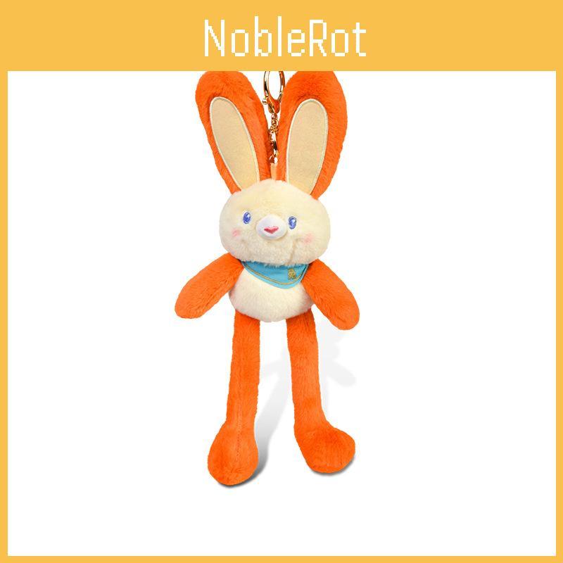 Plush Rabbit Eyecatching Keychain In Festive Colors Ideal For New Celebrations Year