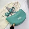 Nylon cloth large-capacity fashion casual bag 2025 summer new shoulder messenger bag simple dumpling bag