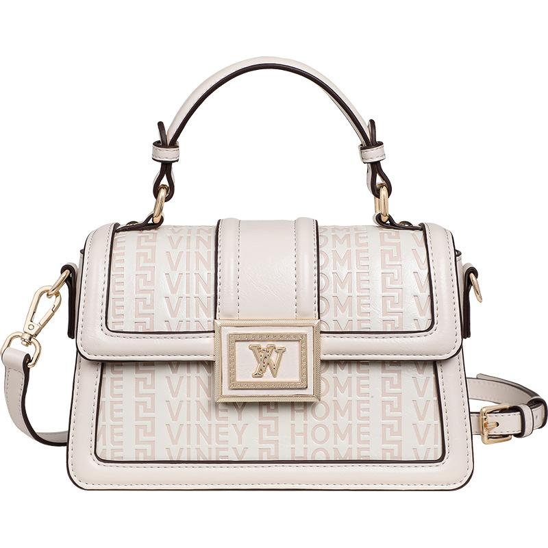 Bag Women'S Fashion Women'S Bag Crossbody Bag Embossed Handbag Premium Small Square Bag Luggage