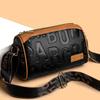 Stylish retro multi-compartment commuter versatile child and mother embossed women's shoulder messenger bag